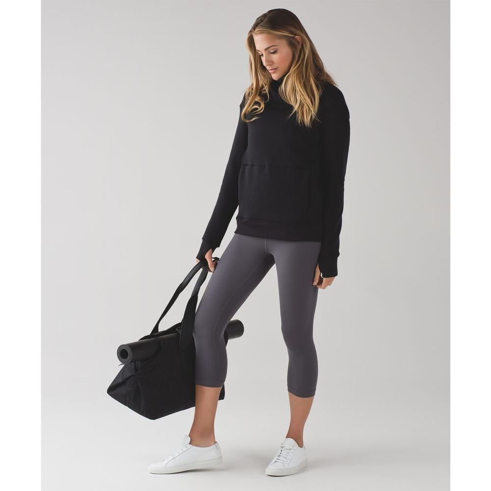 Lululemon Align Crop 19" Dark Carbon High-Rise Legging Size 4 Nulu | Retail $88